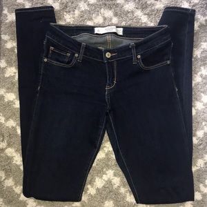 Abercrombie and Fitch dark wash skinny jeans